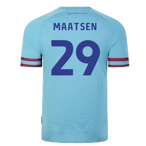 Burnley 2022-23 Away Shirt (Sponsorless) (XXL) (Excellent) (MAATSEN 29)_1