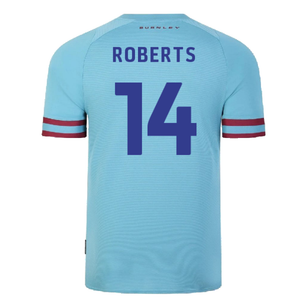 Burnley 2022-23 Away Shirt (Sponsorless) (M) (Mint) (ROBERTS 14)_1