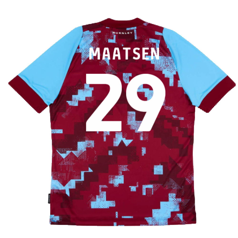 Burnley 2022-23 Home Shirt (M) (Mint) (MAATSEN 29)_1