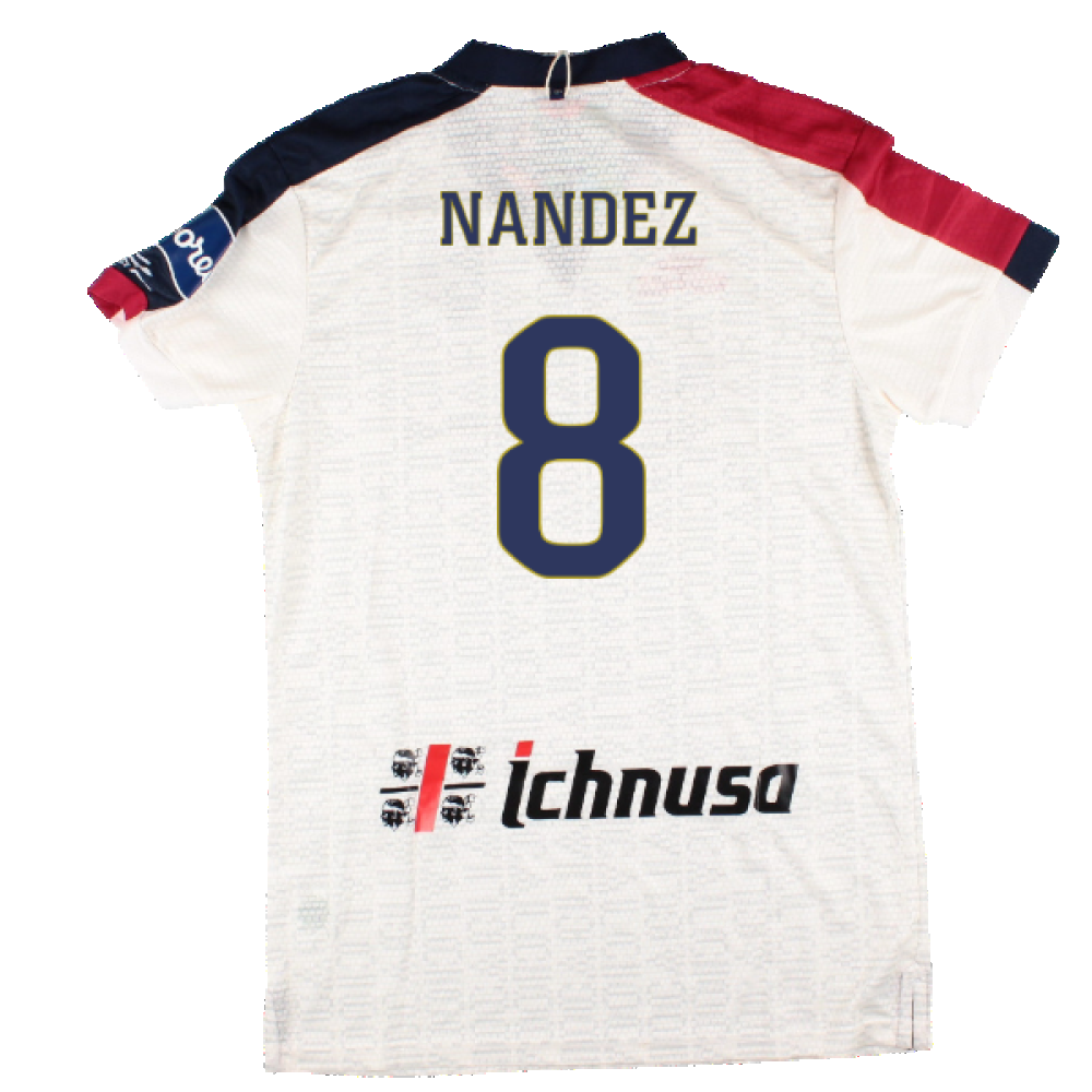 Cagliari 2022-23 Away Shirt (S) (Nandez 8) (BNWT)_1