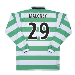 Celtic 2004-05 Home Long Sleeve Shirt (XXL) (Excellent) (Maloney 29)_1