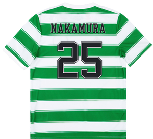 Celtic 2021-22 Home Shirt (Sponsorless) (L) (NAKAMURA 25) (Good)_1