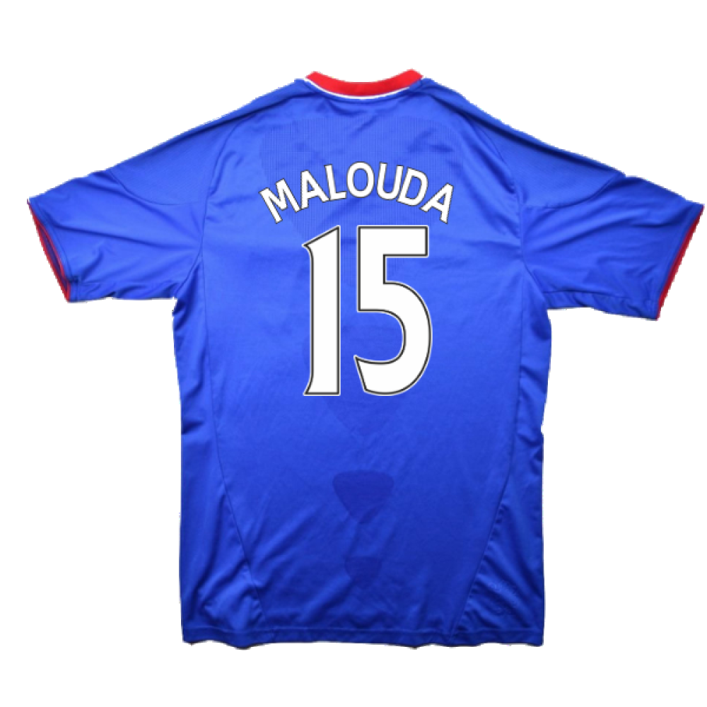 Chelsea 2010-11 Home Shirt (S) Ivanovic #2 (Excellent) (Malouda 15)_1