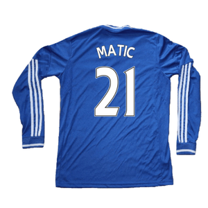 Chelsea 2013-14 Long Sleeve Home Shirt (S) (Excellent) (Matic 21)_1