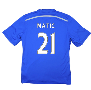 Chelsea 2014-15 Home Shirt (XL) (Matic 21) (Good)_1