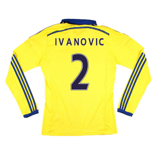 Chelsea 2014-15 Long Sleeve Away Shirt (L) (Very Good) (Ivanovic 2)_1