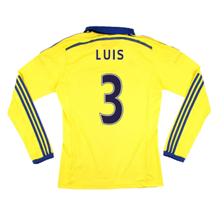 Chelsea 2014-15 Long Sleeve Away Shirt (L) (Very Good) (Luis 3)_1