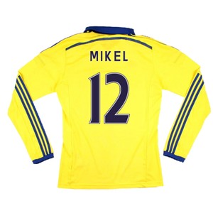 Chelsea 2014-15 Long Sleeve Away Shirt (L) (Very Good) (Mikel 12)_1