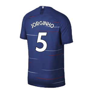 Chelsea 2018-19 Home Shirt (S) (Mint) (Jorginho 5)_1