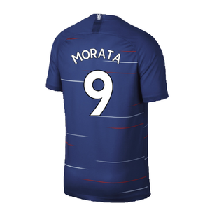 Chelsea 2018-19 Home Shirt (S) (Mint) (Morata 9)_1