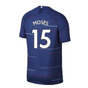 Chelsea 2018-19 Home Shirt (S) (Mint) (Moses 15)_1