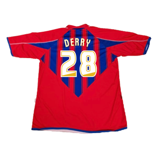 Crystal Palace 2007-08 Home Shirt (S) (Good) (Derry 28)_1