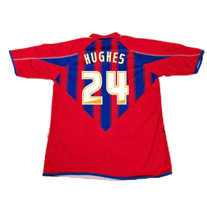 Crystal Palace 2007-08 Home Shirt (S) (Good) (Hughes 24)_1