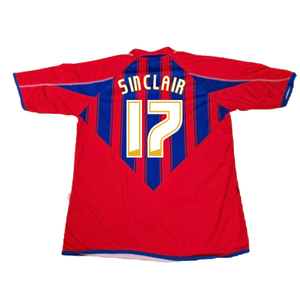 Crystal Palace 2007-08 Home Shirt (S) (Good) (Sinclair 17)_1