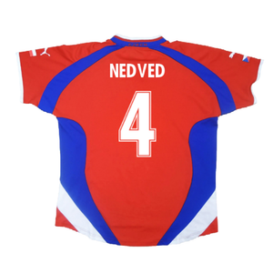 Czech Republic 2000-02 Home Shirt (XL) (Excellent) (Nedved 4)_1