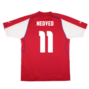 Czech Republic 2003-04 Home Shirt (Very Good) (Nedved 11)_1