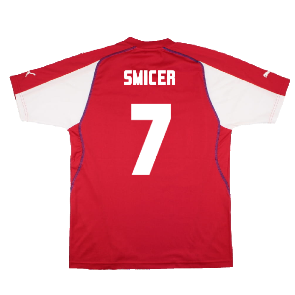 Czech Republic 2003-04 Home Shirt (L) (Good) (Smicer 7)_1