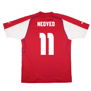 Czech Republic 2004-06 Home Shirt (XL) (Good) (Nedved 11)_1