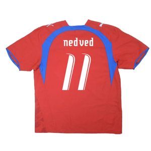 Czech Republic 2006-08 Home Shirt (Excellent) (Nedved 11)_1