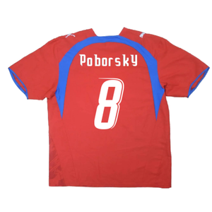 Czech Republic 2006-08 Home Shirt (Excellent) (Poborsky 8)_1