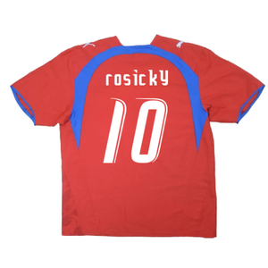 Czech Republic 2006-08 Home Shirt (Large) (Good) (Rosicky 10)_1