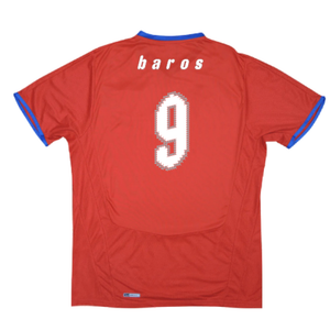 Czech Republic 2008-10 Home Shirt (M) (Excellent) (Baros 9)_1