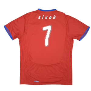 Czech Republic 2008-10 Home Shirt (XL) (Good) (Sivok 7)_1