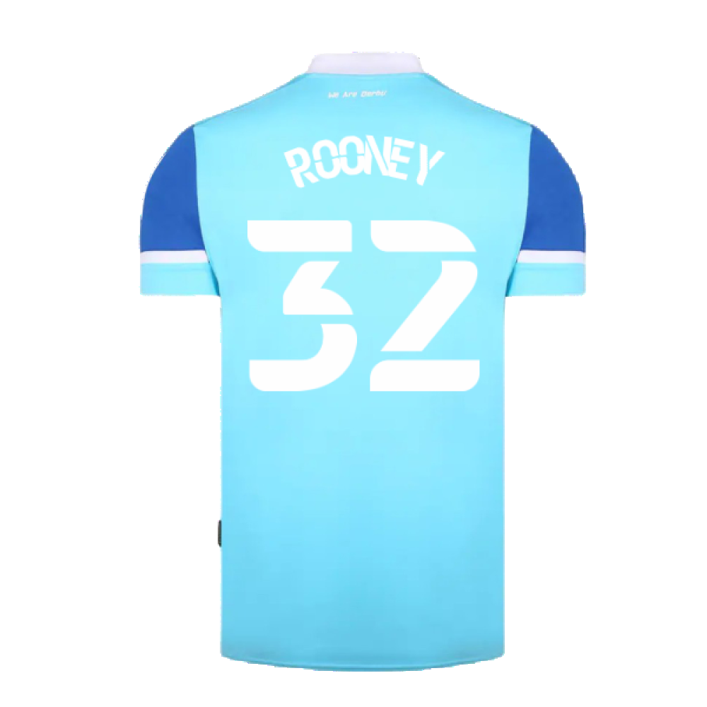 Derby County 2021-22 Away Shirt (XL) (Mint) (Rooney 32)_1