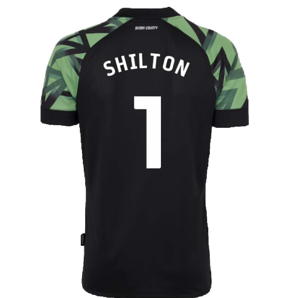 Derby County 2022-23 Away Shirt (Sponsorless) (XXL) (Shilton 1) (Very Good)_1