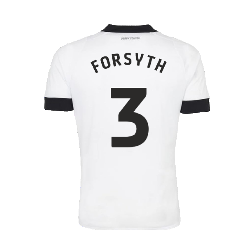 Derby County 2022-23 Home Shirt (Sponsorless) (S) (Forsyth 3) (Excellent)_1