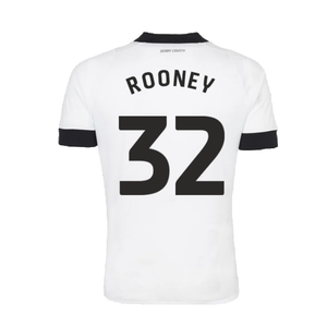 Derby County 2022-23 Home Shirt (Sponsorless) (S) (Rooney 32) (Mint)_1