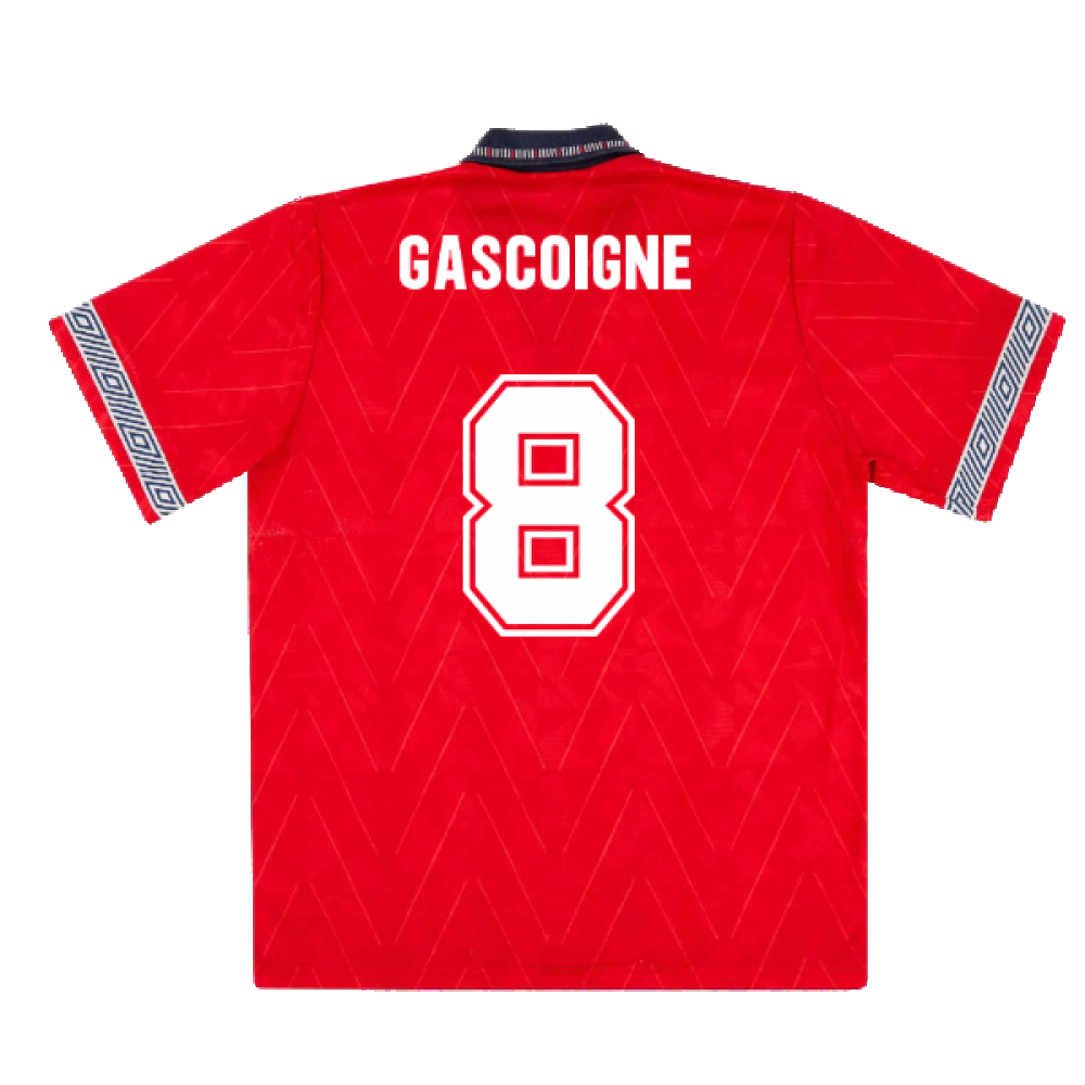 England 1990-92 Away Shirt (L) (Excellent) (Gascoigne 8)_1