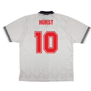 England 1990-92 Home Shirt (L) (Excellent) (Hurst 10)_1