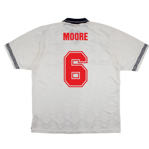 England 1990-92 Home Shirt (L) (Excellent) (Moore 6)_1