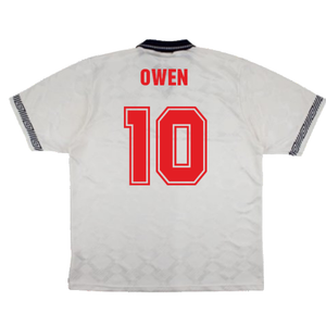 England 1990-92 Home Shirt (XL) (Very Good) (Owen 10)_1