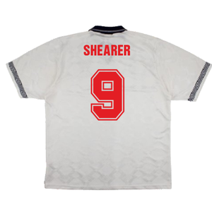 England 1990-92 Home Shirt (L) (Excellent) (Shearer 9)_1