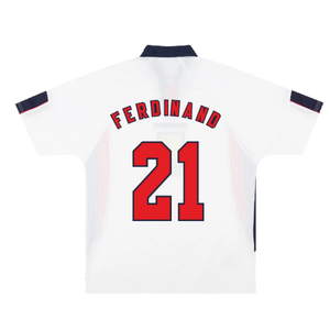 England 1997-99 Away Shirt (L) (Very Good) (FERDINAND 21)_1