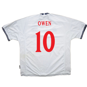 England 1999-00 Home Shirt (M) (Good) (Owen 10)_2