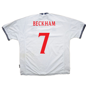 England 1999-00 Home Shirt (XXL) (Fair) (Beckham 7)_2