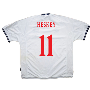 England 1999-00 Home Shirt (XXL) (Fair) (Heskey 11)_2