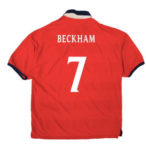 England 1999-01 Away Shirt (Good) (Beckham 7)_2