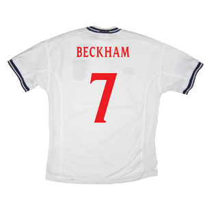 England 1999-01 Home Shirt (Very Good) (Beckham 7)_1