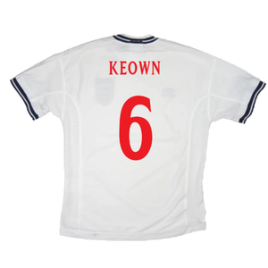 England 1999-01 Home Shirt (XL) (Very Good) (Keown 6)_1