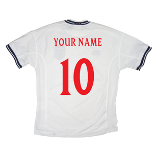 England 1999-01 Home Shirt (XL) (Very Good) (Your Name)_2