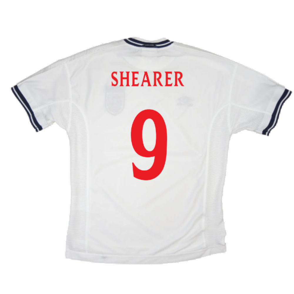 England 1999-01 Home Shirt (Youths) (Excellent) (SHEARER 9)_2