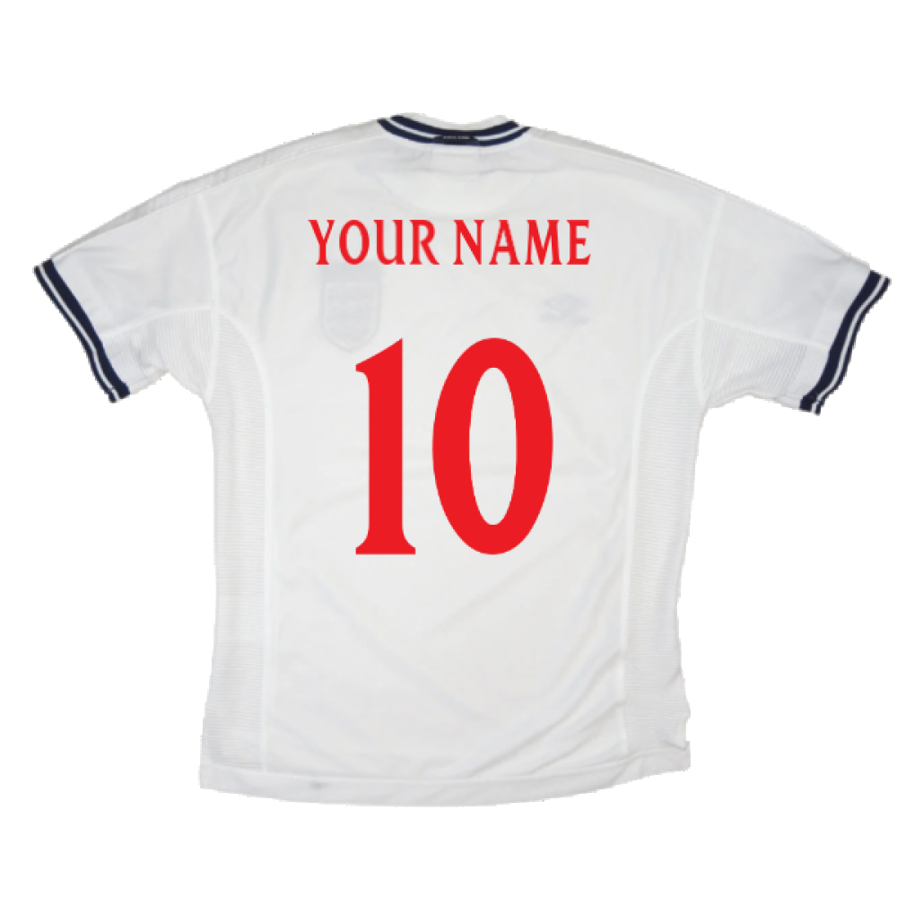 England 1999-01 Home Shirt (Youths) (Excellent) (Your Name)_2