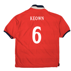 England 2000-01 Away Shirt (XL) (Very Good) (Keown 6)_1