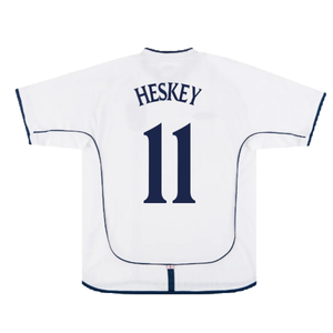 England 2001-03 Home Shirt (XL) (Fair) (Heskey 11)_1