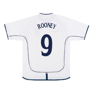 England 2001-03 Home Shirt (L) (Good) (ROONEY 9)_2