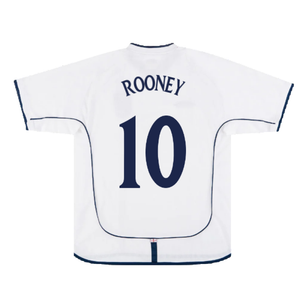 England 2001-03 Home Shirt (L) (Good) (ROONEY 10)_1